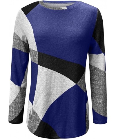 Womens Tunic Tops Fashion Solid Color Zipper Shirts Long Sleeve V-Neck Button Trim Blouse Pullover G-blue $11.00 Tops