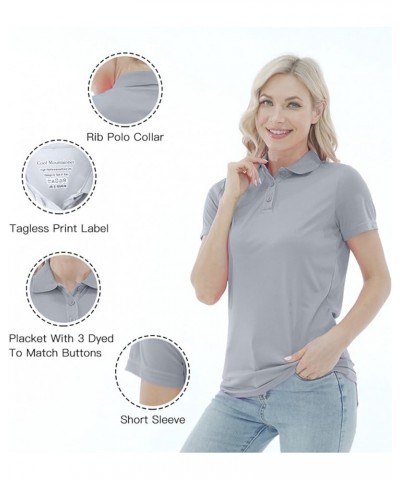 Women's Polo Shirts Short Sleeve Quick Dry Golf T Shirts Mositure Wicking Sun Protection Tennis Polo Shirts for Women 58109gr...