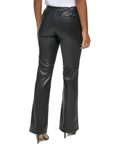 Women's Slimming Essential Tab Detail Edgy Pant Black $11.34 Others