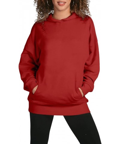 Fleece Lined Cotton Turtleneck Shirt Women Long Sleeve High Neck Thermal Shirts 1/2Packs Red-fleece Lined Hoodie $13.99 Under...