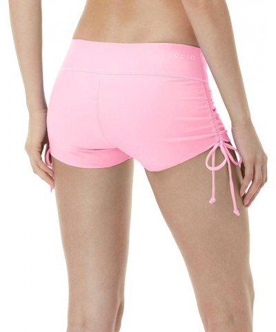 Women's Swim Shorts, Quick Dry Water Beach Board Short, Tankini Bathing Athletic Swimsuit Bottoms Shirred Tie Shorts Pink $11...