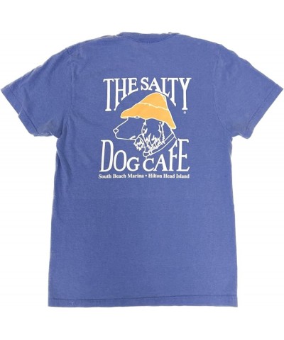 Salty Dog Pigment Dyed Short Sleeve T-Shirt Flo Blue $17.69 Others