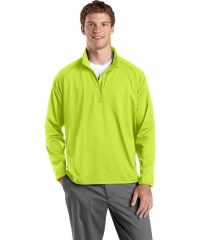 Men's Sport Wick Stretch 1/2 Zip Pullover Charge Green $18.32 Sweaters