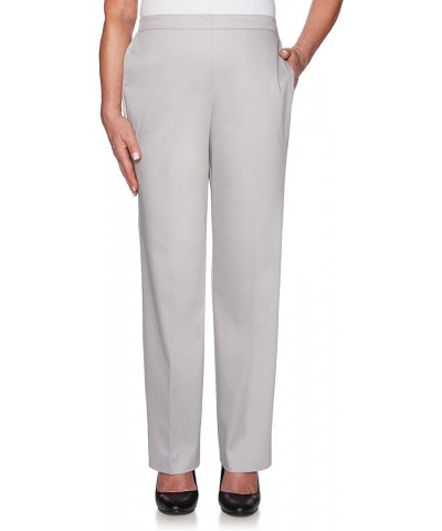 Women's Sateen Medium Length Pant Grey $17.88 Pants