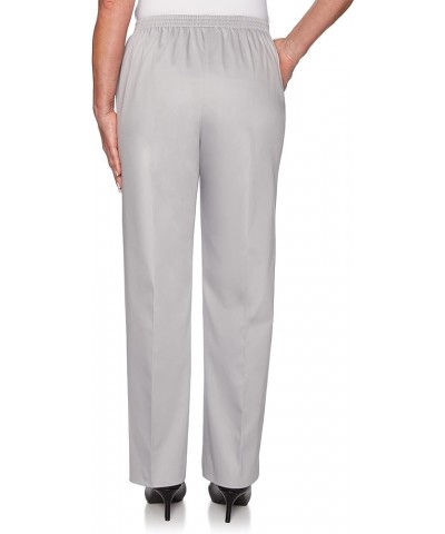 Women's Sateen Medium Length Pant Grey $17.88 Pants