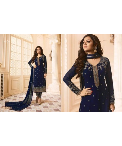 Indian/Pakistani Fashion Salwar Kameez for Women 01 Blue $37.50 Dresses