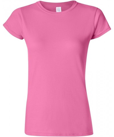 Women's Softstyle Cotton T-Shirt, Style G64000l, Multipack Azalea (2-pack) $6.66 T-Shirts