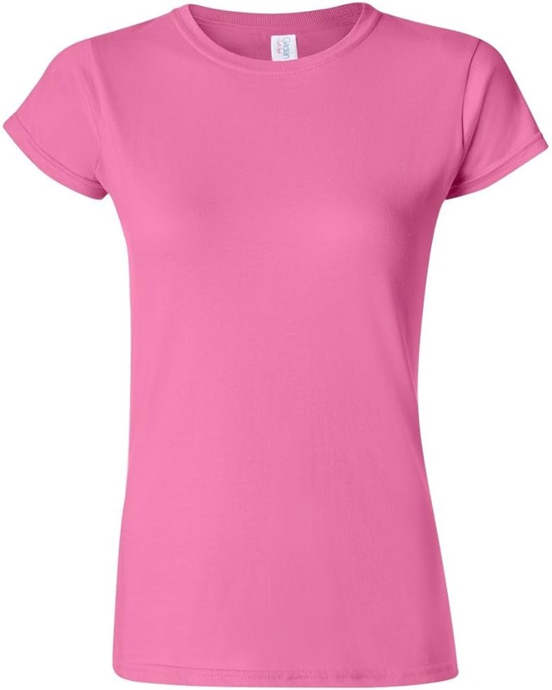 Women's Softstyle Cotton T-Shirt, Style G64000l, Multipack Azalea (2-pack) $6.66 T-Shirts