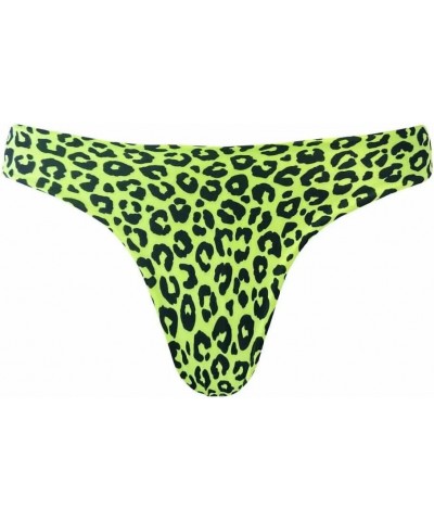 Brazilian Classic Thong Bikini Bottom - Beach Classics Cheeky, Swimsuit - Standard Bikinis Bottoms, Full Coverage Neon Green ...