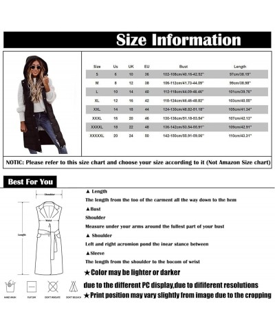 Long Vest for Women Sleeveless Women's Long Puffer Vest Winter Quilted Hooded Sleeveless Zip Up Button Long Jacket Vest 03-wh...