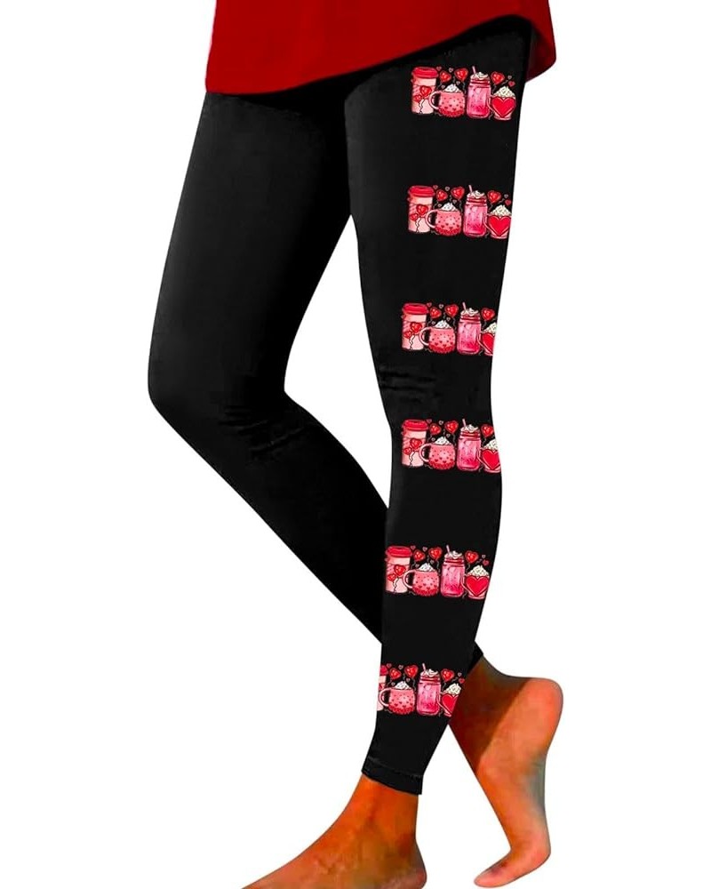 Halloween Leggings for Women, Workout Leggings for Women Tummy Control Yoga Pants High Waisted Leggings for Women B02-red $6....