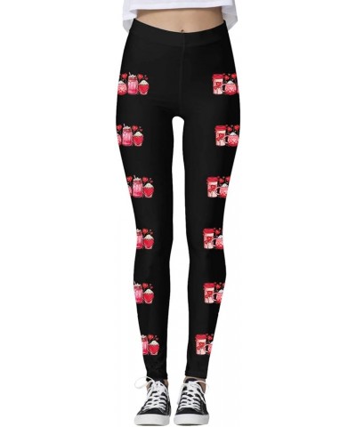 Halloween Leggings for Women, Workout Leggings for Women Tummy Control Yoga Pants High Waisted Leggings for Women B02-red $6....