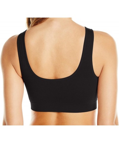 3 Pack Women's Ultimate Comfy Medium Support Seamless Wireless Sports Bra with Removable Pads Ptbx-bbb $23.09 Lingerie