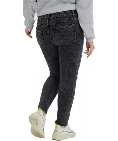 Plus Size Skinny Jeans for Women High Waist Pencil Women Jeans Full Length Mom Stretchy Slim Pants Plus-Size Dark Gray $18.54...