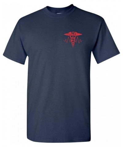 Patriot Apparel Nurse Thin Red Line Unisex T-Shirt Navy $10.61 T-Shirts