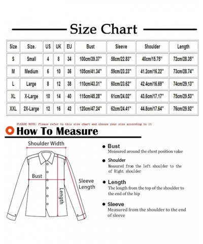 Womens Sherpa Lined Jacket Thick Warm Hooded Buttons Cardigan Outfits Plain Winter Coat for Women 2024 Trendy V-p75 Coffee $5...