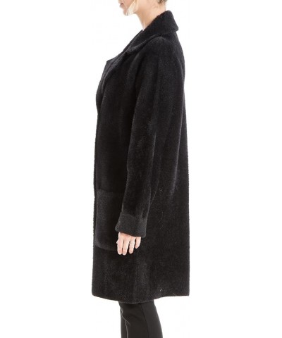 Women's Mink Long Sleeve Sweater Coat Black $21.43 Sweaters