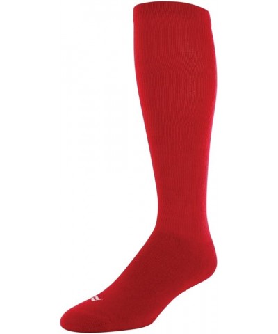 Women's Sport Over-The-Calf Team Athletic Performance Socks for Men Red $7.79 Socks