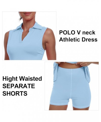 Womens Two Piece Tennis Golf Dress UPF 50+ Active Athletic Exercise Sports Wear Dresses for Women with Pocket Separate Shorts...