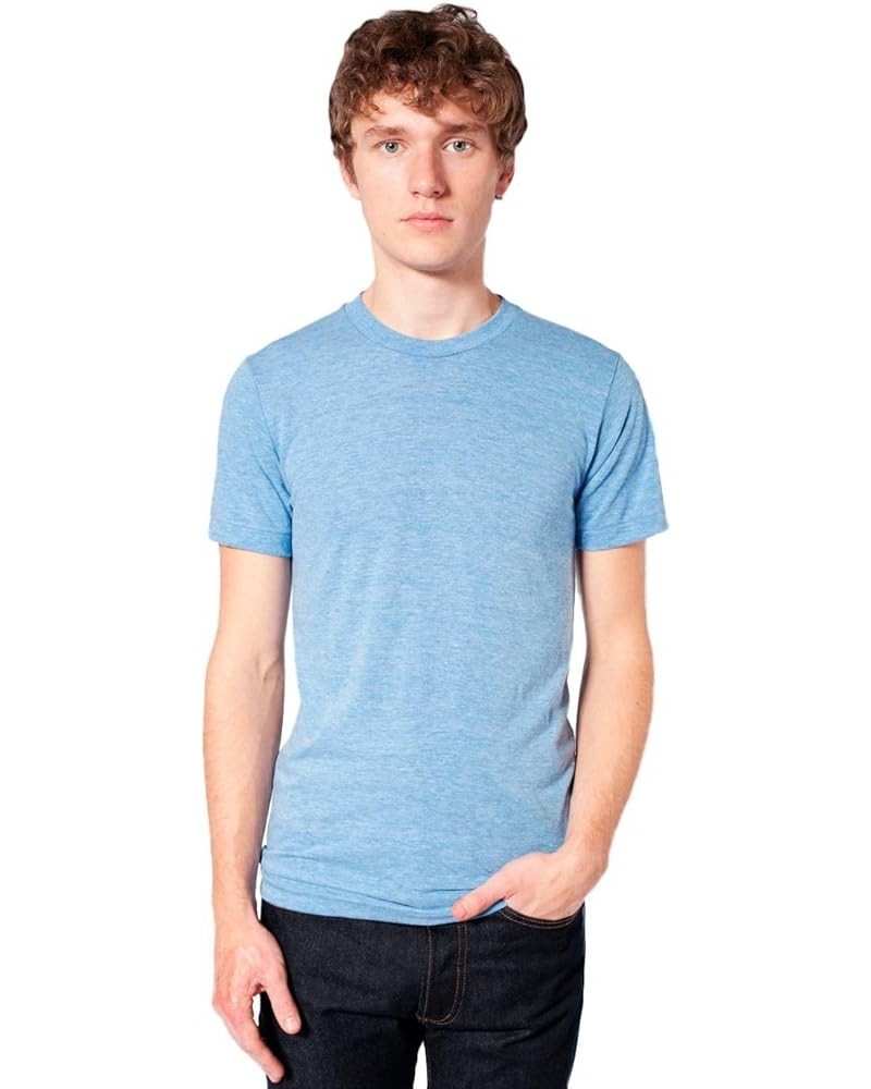 Men's Tri-Blend Short Sleeve Track Shirt Athletic Blue $7.51 T-Shirts