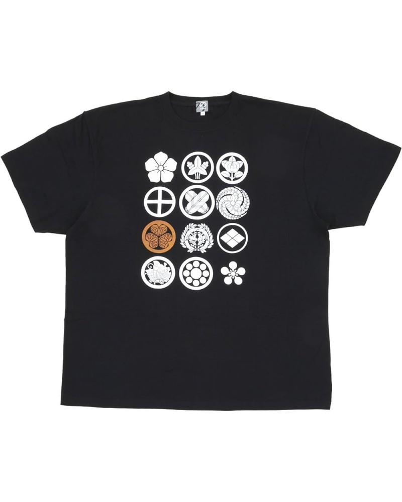 Japanese Kanji T-Shirts Short Sleeves (JAPANORAMA) 100% Cotton, Loose Size Unisex Graphic Tee T Shirt Men Women Family Crest ...