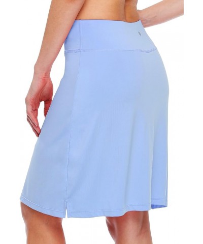 Women's 20" Knee Length Skorts Skirts Golf Tennis Skirts Modest Athletic Casual Skorts with Pockets UV Protection Blue $19.37...