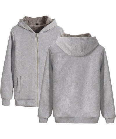 Custom Logo Color Picture Print Winter Thickening Fleece Hoodie Snow Jacket Women Gray $27.00 Hoodies & Sweatshirts