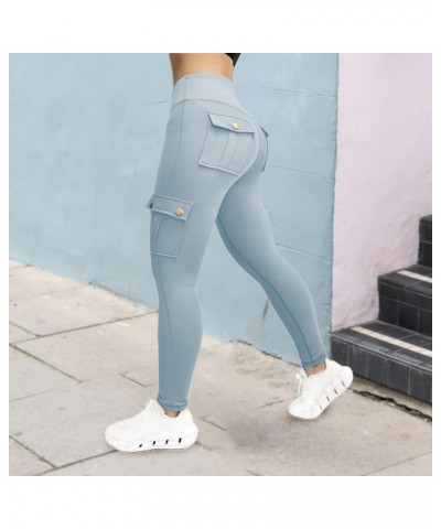 Leggings for Women Stretch High Hip Waist Biker Fitness Yoga Wrinkled Pants Yoga Pants Yoga Leggings Lined Thermal A-e $12.25...