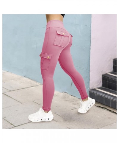 Leggings for Women Stretch High Hip Waist Biker Fitness Yoga Wrinkled Pants Yoga Pants Yoga Leggings Lined Thermal A-e $12.25...