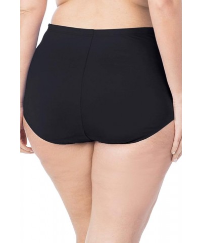 Island Goddess High Waist Pant Bikini Swimsuit Bottom Blk $19.63 Swimsuits