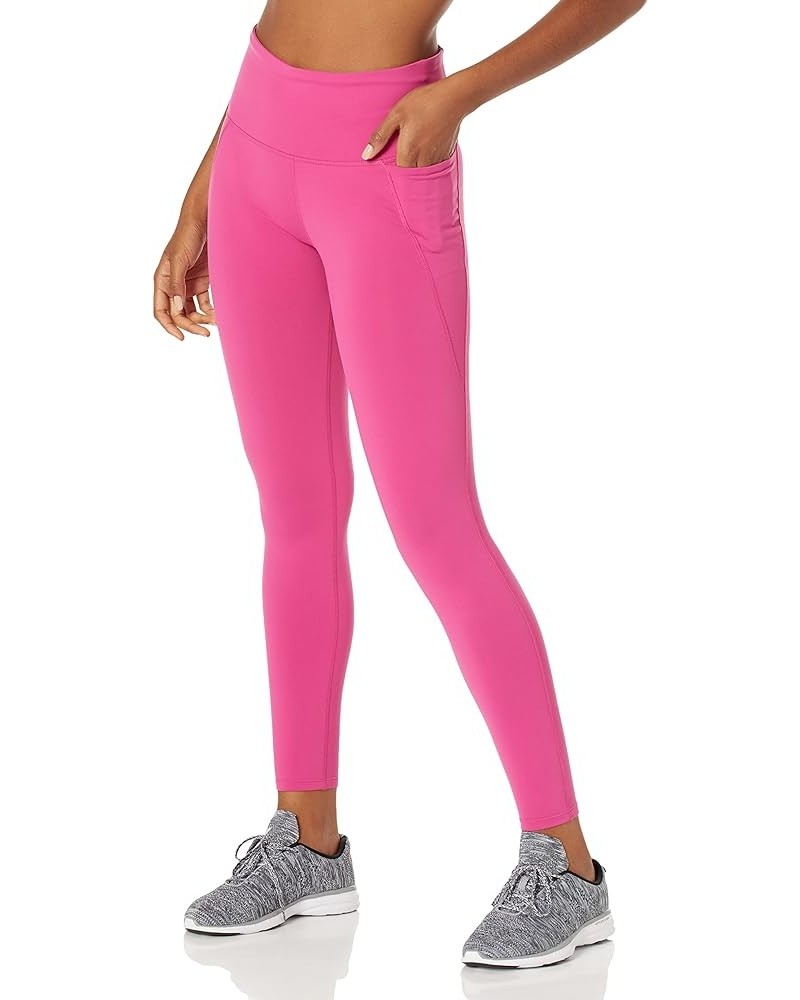 Women's Lux High-Rise Leggings Semi Proud Pink/Side Pocket $13.91 Activewear