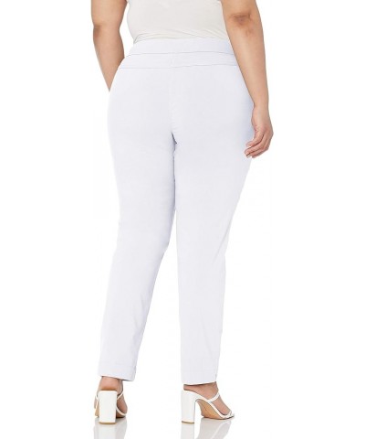 Women's Plus-Size Pull-on Straight-Leg Pant White $30.67 Pants