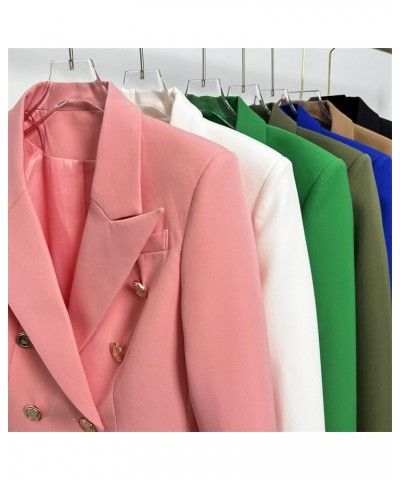 Spring Autumn Solid Color Blazer Women's Slim Fit Thin Suit Jackets A $40.88 Blazers