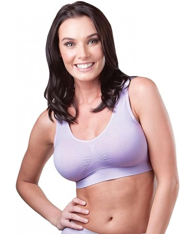 Womens 6 Pack - Wireless Bra for Women, Solid Color Seamless Bra Beige/Pastels $31.79 Lingerie