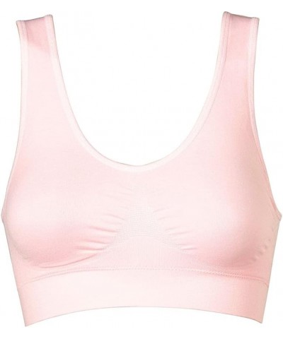 Womens 6 Pack - Wireless Bra for Women, Solid Color Seamless Bra Beige/Pastels $31.79 Lingerie