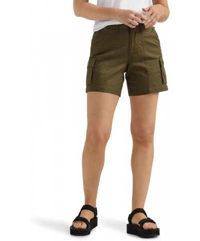 Women's Ultra Lux Comfort with Flex-to-go Cargo Short Olive Night $22.40 Shorts