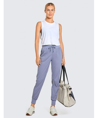 Lightweight Workout Joggers for Women, High Waisted Outdoor Running Casual Track Pants with Pockets Adobeblue $18.50 Pants