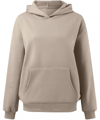 Oversized Hoodie Women Trendy Womens Oversized Sweatshirts Fleece Hoodies Long Sleeve Shirts Pullover Fall (A2-Khaki, S) $17....