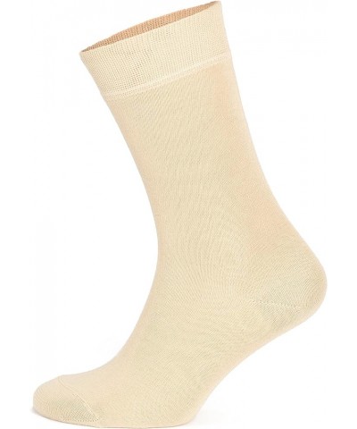 Women’s Crew Dress Bamboo Socks 3 Pack Business Casual for Shoe Size 6-9 & 9-12 Beige $10.29 Socks