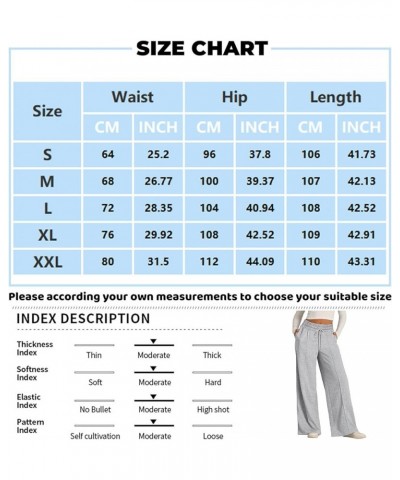 Womens Cargo Sweatpants Wide Leg Pants for Women High Waisted Lounge Baggy Jogger with Pockets Outifits Ab-brown $8.49 Pants