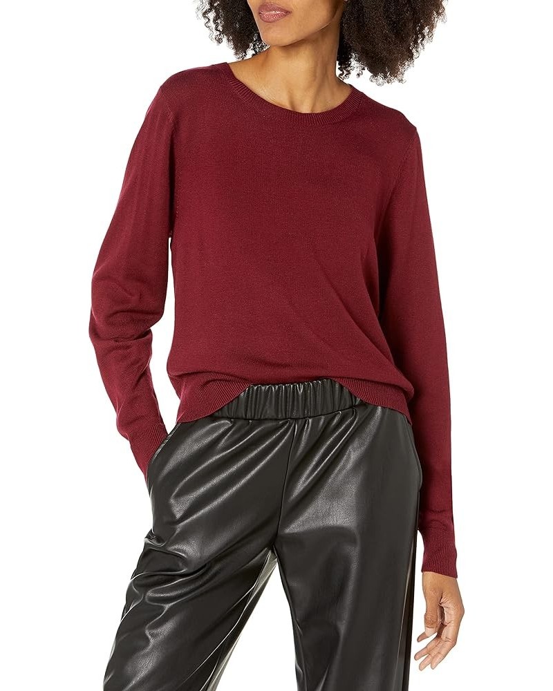 Women's Irina Cozy Crewneck Sweater Rubarb $15.25 Sweaters