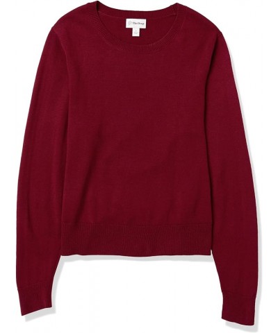 Women's Irina Cozy Crewneck Sweater Rubarb $15.25 Sweaters