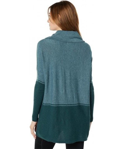 Edgewood Poncho Sweater - Women's Mist Blue/Twilight Blue Marl $48.45 Sweaters