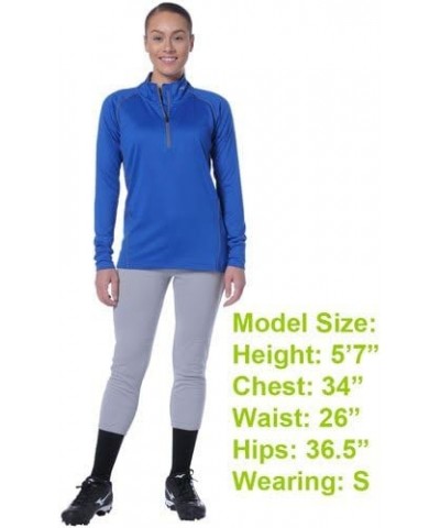 Women's Comp Half Zip Batting Jacket Medium White $21.78 Others