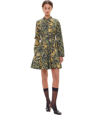 Women's Long Sleeve Amanda Dress Army Floral $19.93 Dresses