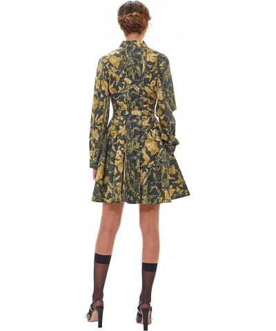 Women's Long Sleeve Amanda Dress Army Floral $19.93 Dresses