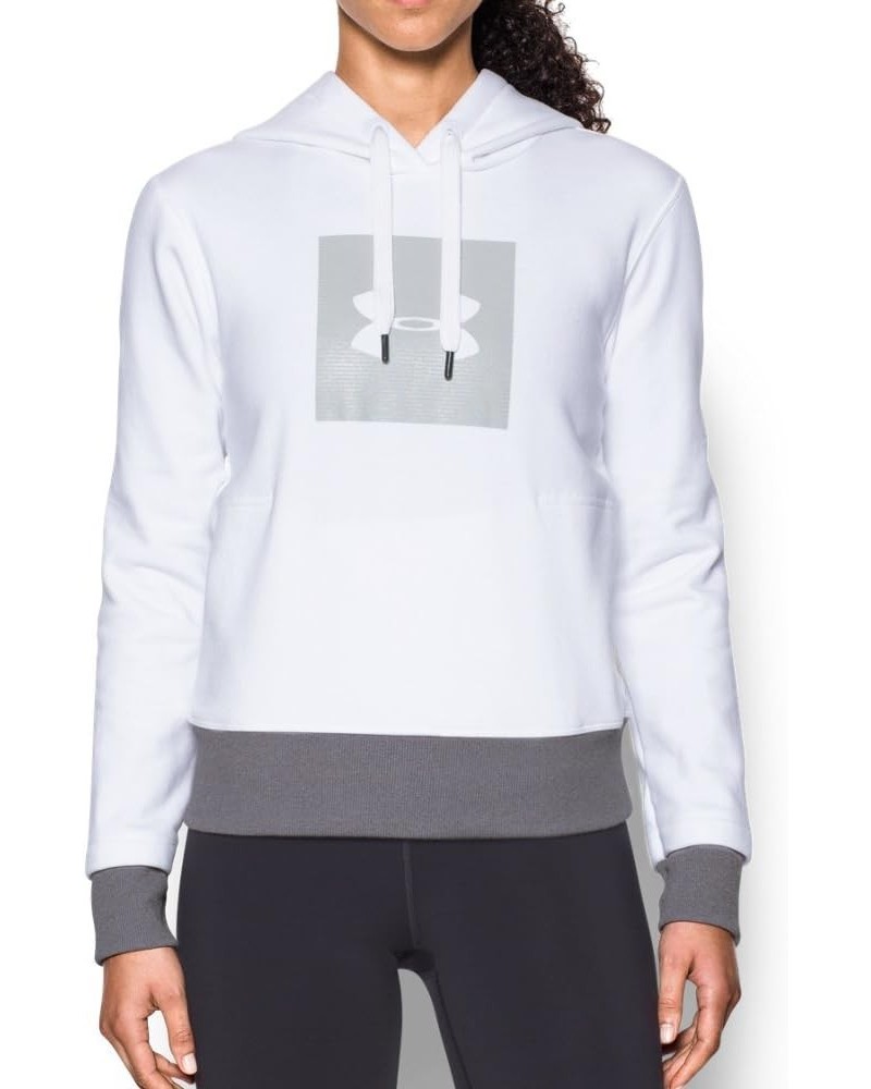 UA Threadborne™ Fleece Graphic White (100)/Elemental $20.11 Hoodies & Sweatshirts