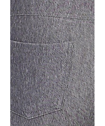 Women's Stretch Jeggings with Pockets Slimming Cotton Pull On Jean Like Leggings Regular-Plus Size Classic Gray $14.21 Leggings