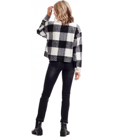 Women's Maverick Plaid Jacket Black $20.30 Jackets