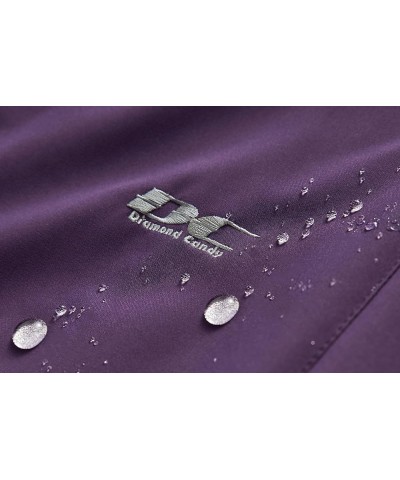 Women's Waterproof Ski Jackets Warm Winter Snow Jacket Mountain Windbreaker Hooded Raincoat Purple $26.09 Activewear